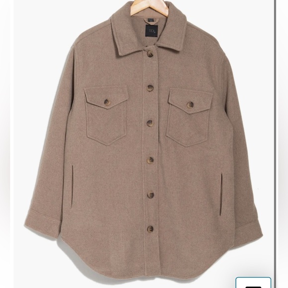 Textured Knit Shirt Jacket (RDI) - Picture 2 of 8